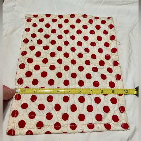 SOLD!!! Vintage patchwork quilt blanket doll or dollhouse 10”x12” - Picture 11 of 13